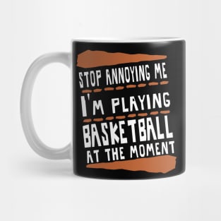 Basketball Men Basket Basket Team Saying Mug